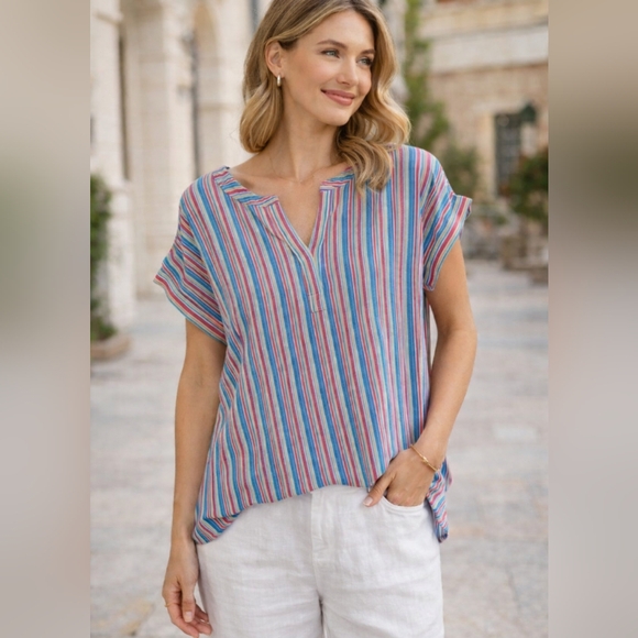 Talbots Tops - Talbots 100% Cotton Blouse PTP 21